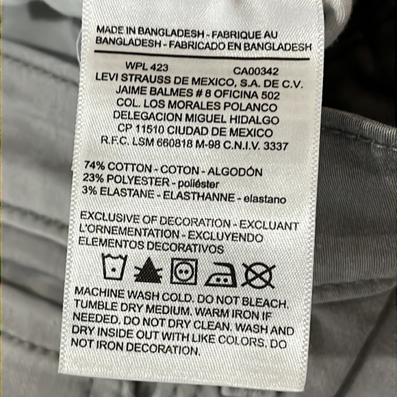 Denizen from Levi’s Low Rise Gray Jeggings Skinnies Faded Sz 7 W28 Indie Sleaze - Picture 12 of 12